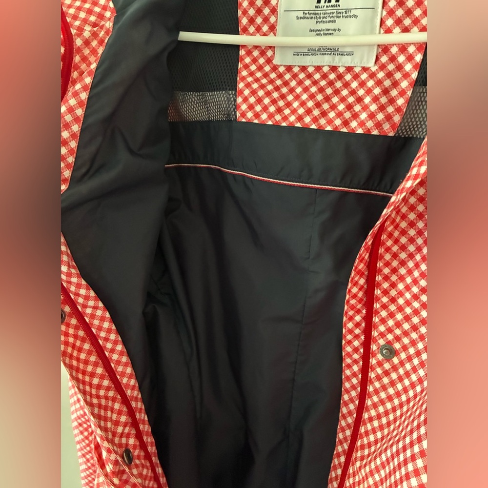 Helly Hansen Red Checkered Rain Jacket - image 3